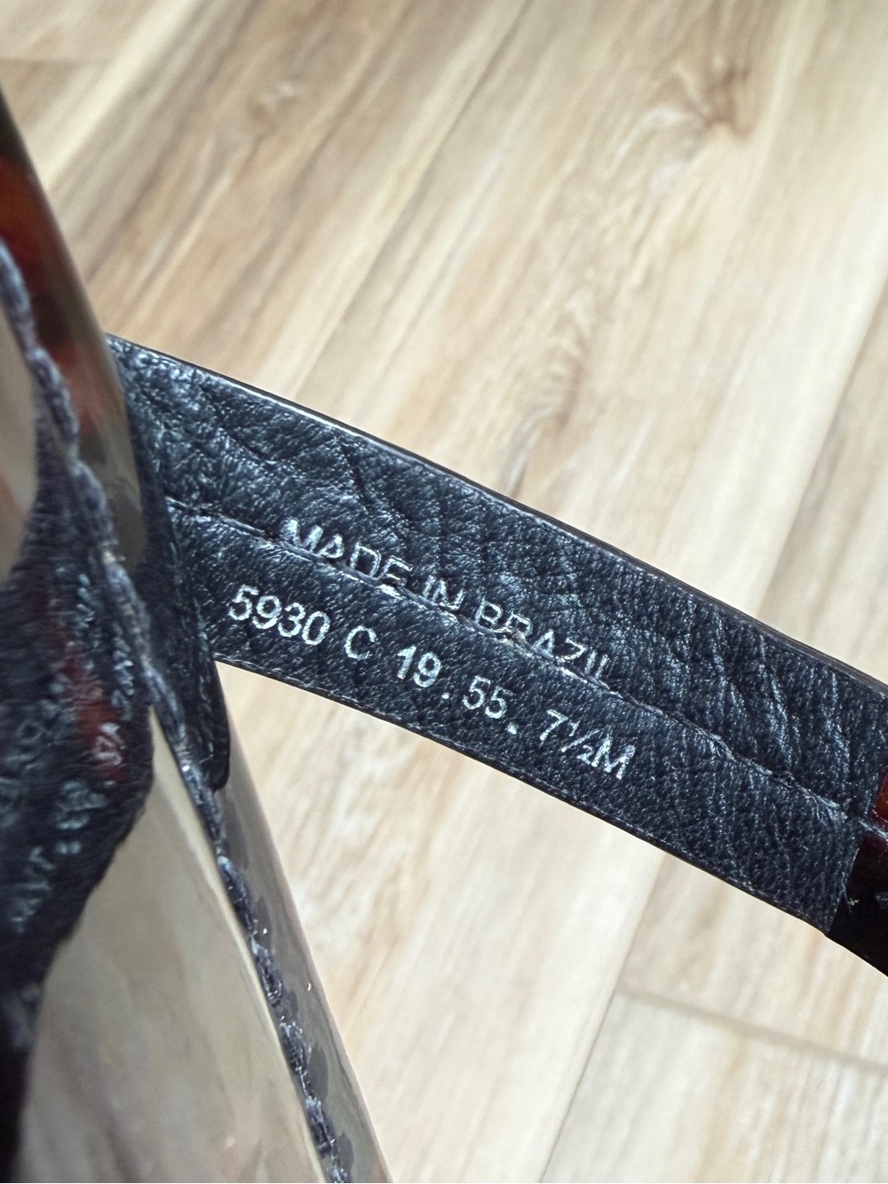 Tory Burch Miller Patent Sandal Tortoise Sz 7.5 Flat Thong - Picture 6 of 12